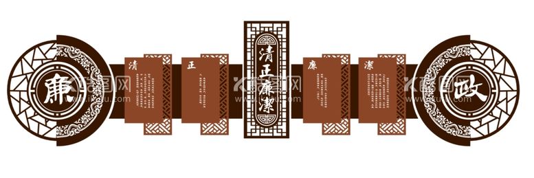 编号：32319901302224553772【酷图网】源文件下载-廉洁文化墙