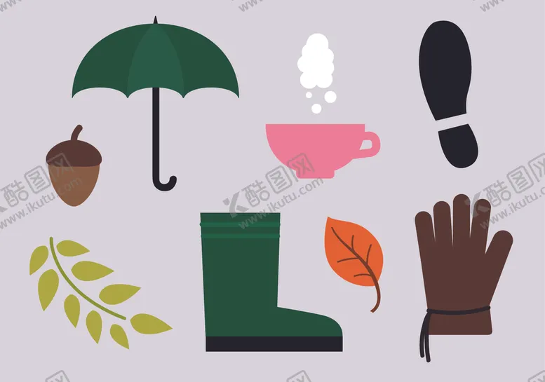 编号：11651109101729011375【酷图网】源文件下载-雨天图标集