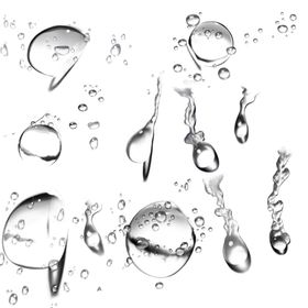 水滴水珠涟漪花分层浪花