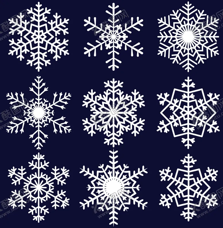 编号：16947209250630266418【酷图网】源文件下载-雪花