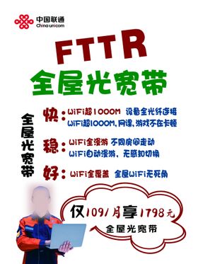 中国联通FTTR全屋光宽带