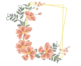手绘花