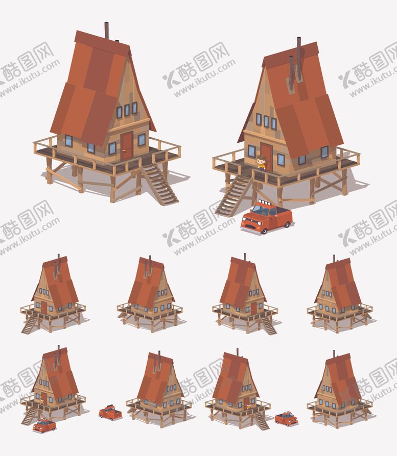 编号：35462907040830556365【酷图网】源文件下载-卡通工程车