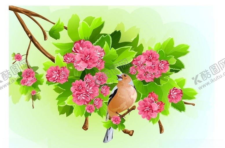 编号：34685210122343546867【酷图网】源文件下载-花朵矢量图