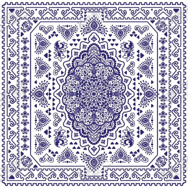 编号：75535410051100527925【酷图网】源文件下载-民族风印花