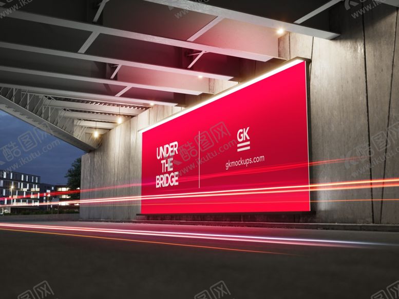 编号：36629310101759358276【酷图网】源文件下载-地铁车站广告牌样机