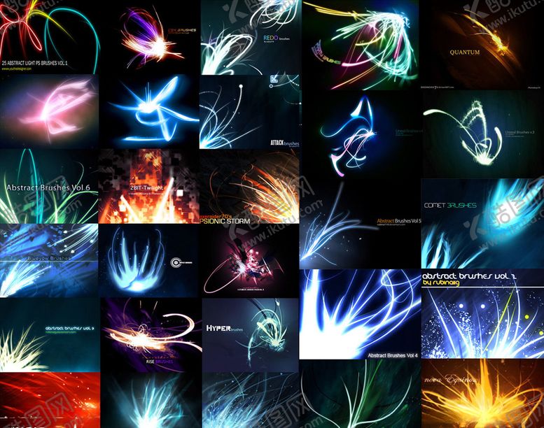 编号：14877909270918452140【酷图网】源文件下载-炫酷photoshop闪光笔刷