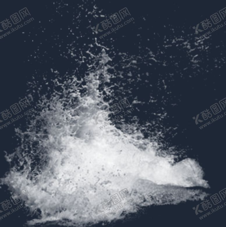 编号：29752709140551487523【酷图网】源文件下载-透明水花