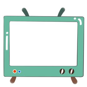 卡通电视创意边框