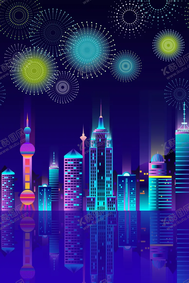 编号：62757509241119579124【酷图网】源文件下载-烟花背景