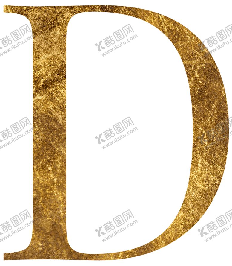 编号：87613007130635191781【酷图网】源文件下载-金色质感字母