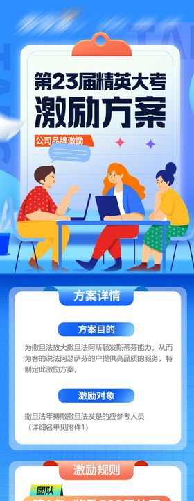 公司激励方案长图