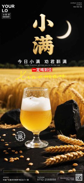 酒吧KTV小满节气海报