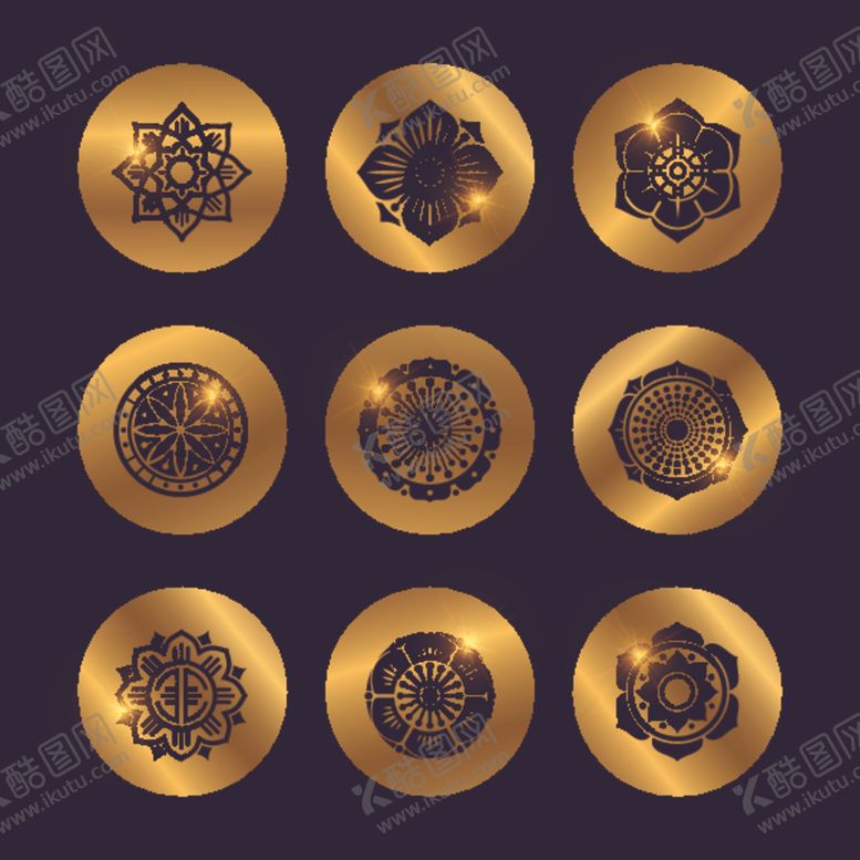 编号：36642907071201082119【酷图网】源文件下载-花型合集