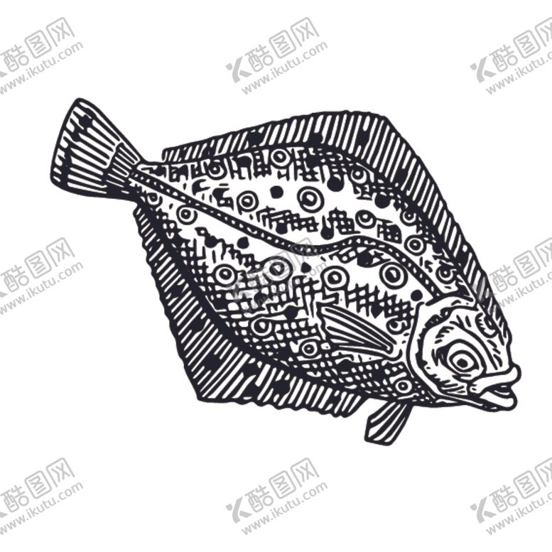 编号：26643610220759471692【酷图网】源文件下载-海洋生物鱼类图案