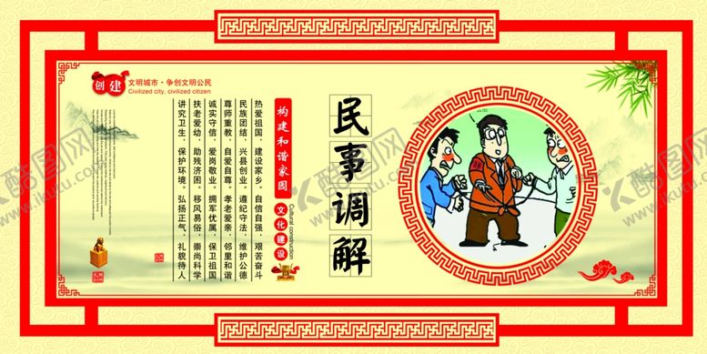 编号：56478105131023055241【酷图网】源文件下载-民事调解