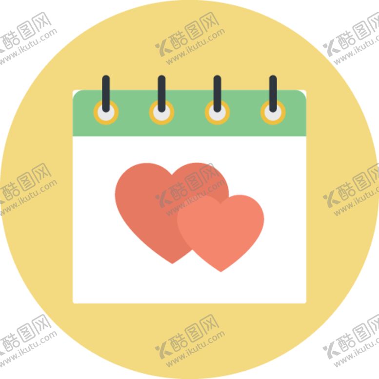 编号：33364407022148106359【酷图网】源文件下载-爱心日志图标