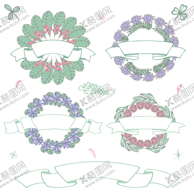 编号：03269410070916161089【酷图网】源文件下载-花环