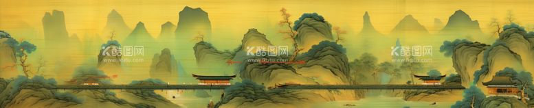 编号：31544812211402086657【酷图网】源文件下载-国画山水画