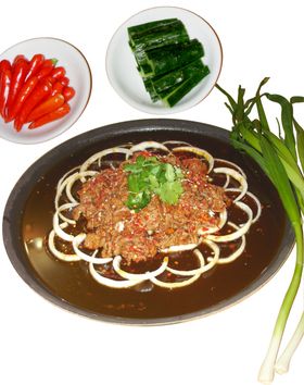 平底锅煎黄牛肉