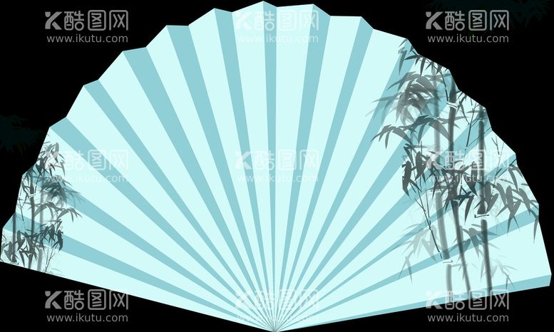编号：53281410072126289602【酷图网】源文件下载-中式扇子