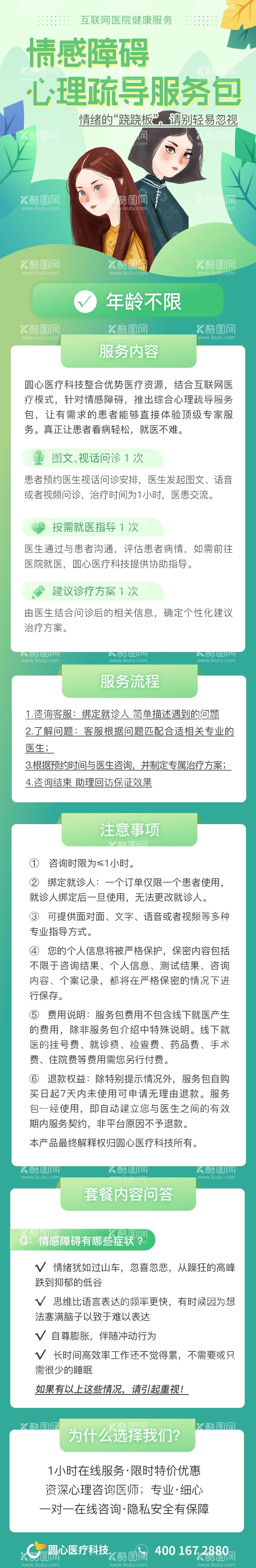 编号：28903812100312097558【酷图网】源文件下载-医疗服务包长图