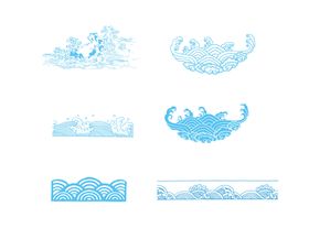 海浪水纹