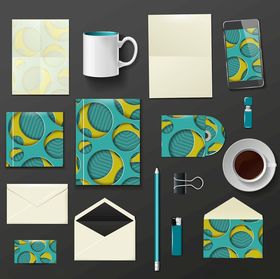多彩创意办公用品设计套装
