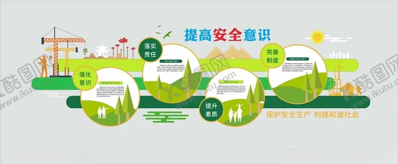 编号：97066006300301123976【酷图网】源文件下载-安全生产文化墙