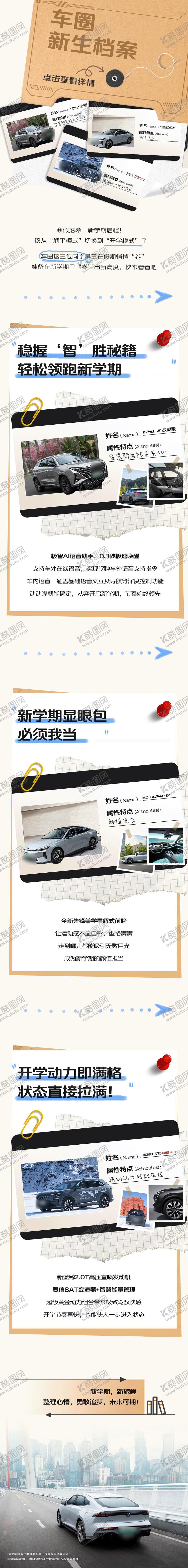 编号：10761306231514151317【酷图网】源文件下载-车圈新生档案长图