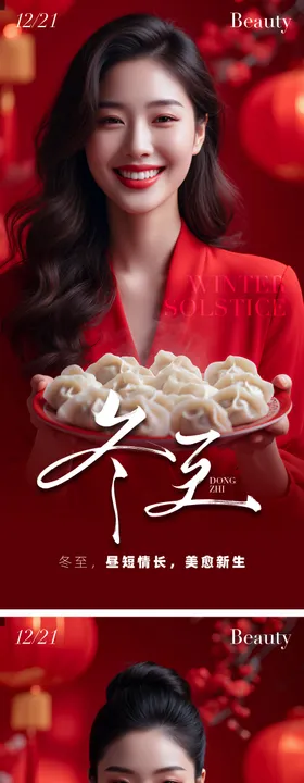 医美冬至海报