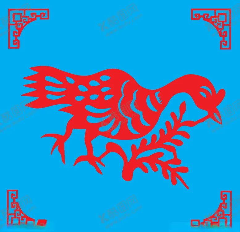 编号：96021309251700137208【酷图网】源文件下载-鸟儿剪纸