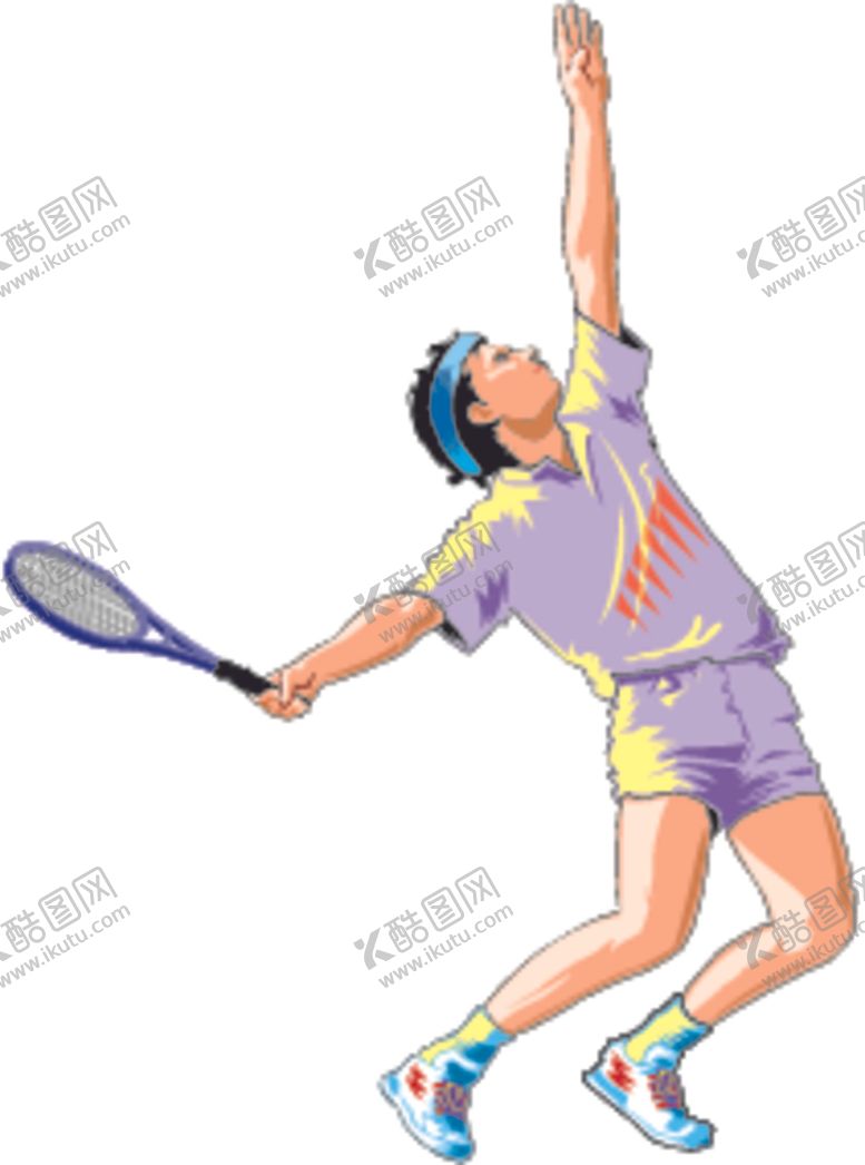 编号：17852406241639336464【酷图网】源文件下载-打网球