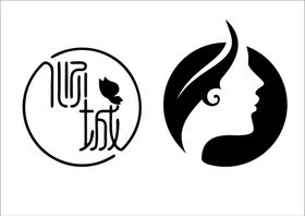 倾城美容店LOGO