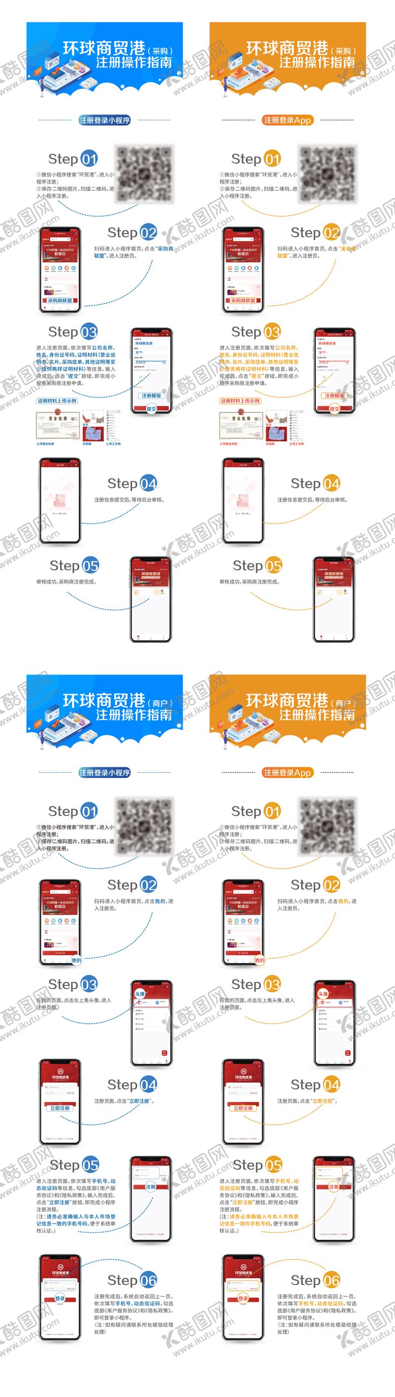 编号：98090412110126275520【酷图网】源文件下载-注册流程长图