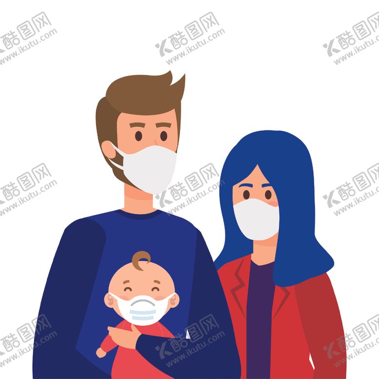 编号：67120109212006284800【酷图网】源文件下载-戴口罩的人物