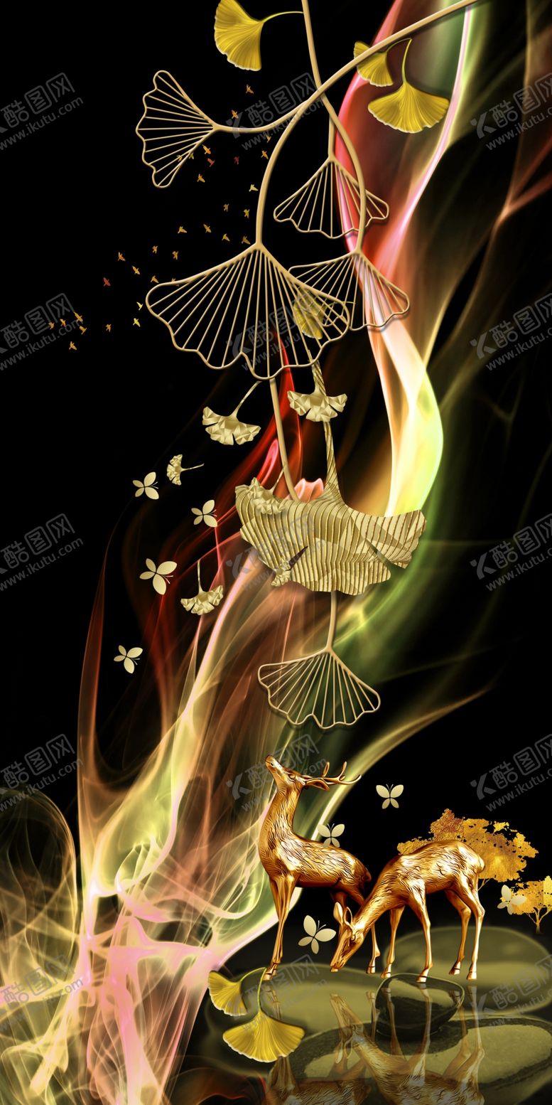 编号：64598010232247286600【酷图网】源文件下载-室内装饰画轻奢简约挂画