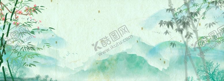 编号：48555610310107143183【酷图网】源文件下载-中国风山水竹