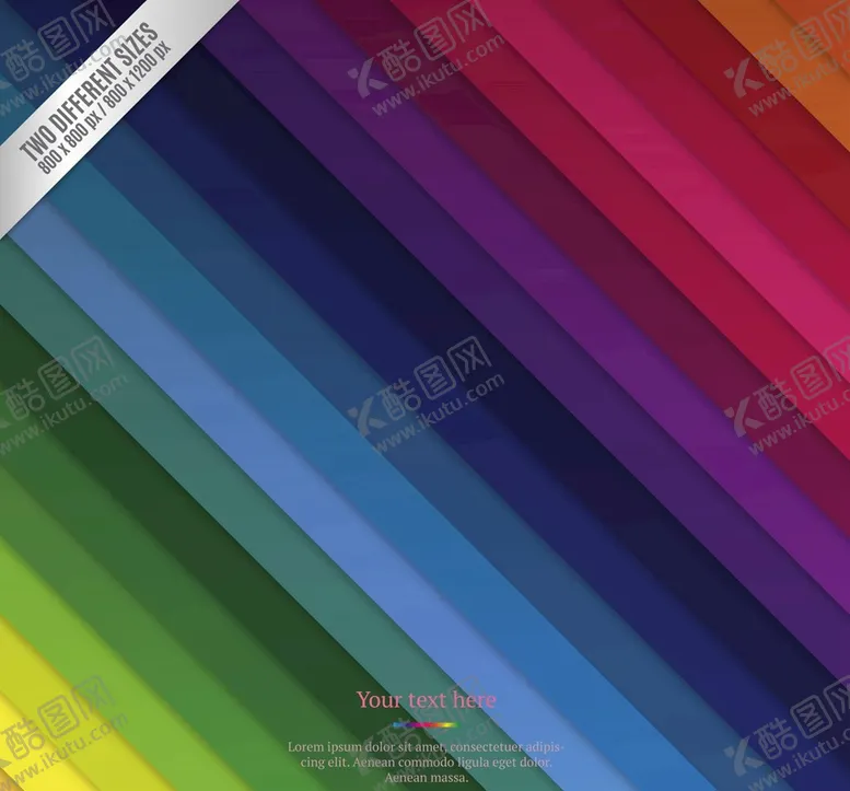 编号：11535302040651381040【酷图网】源文件下载-七彩条纹背景