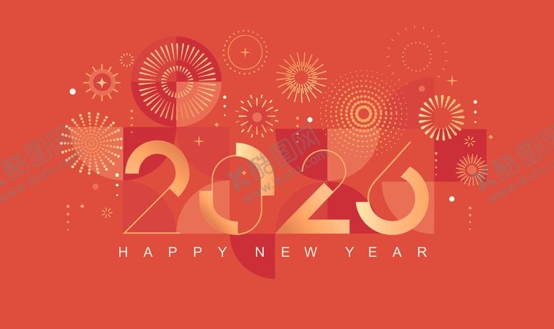 编号：99121804020822212626【酷图网】源文件下载-新年喜庆插画背景