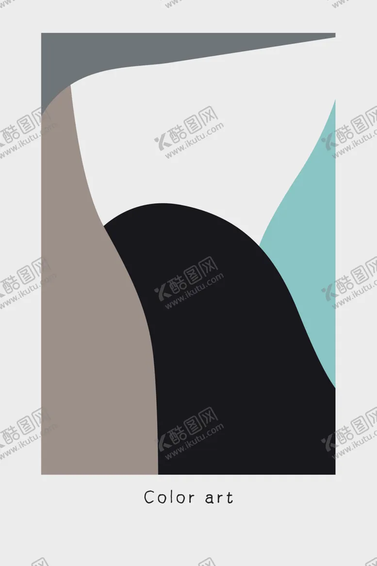 编号：12510004220327099206【酷图网】源文件下载-现代简约几何装饰画