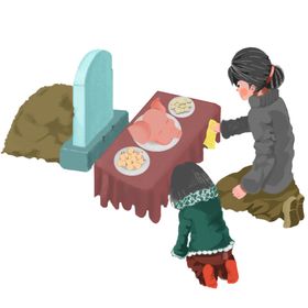 寒衣节海报
