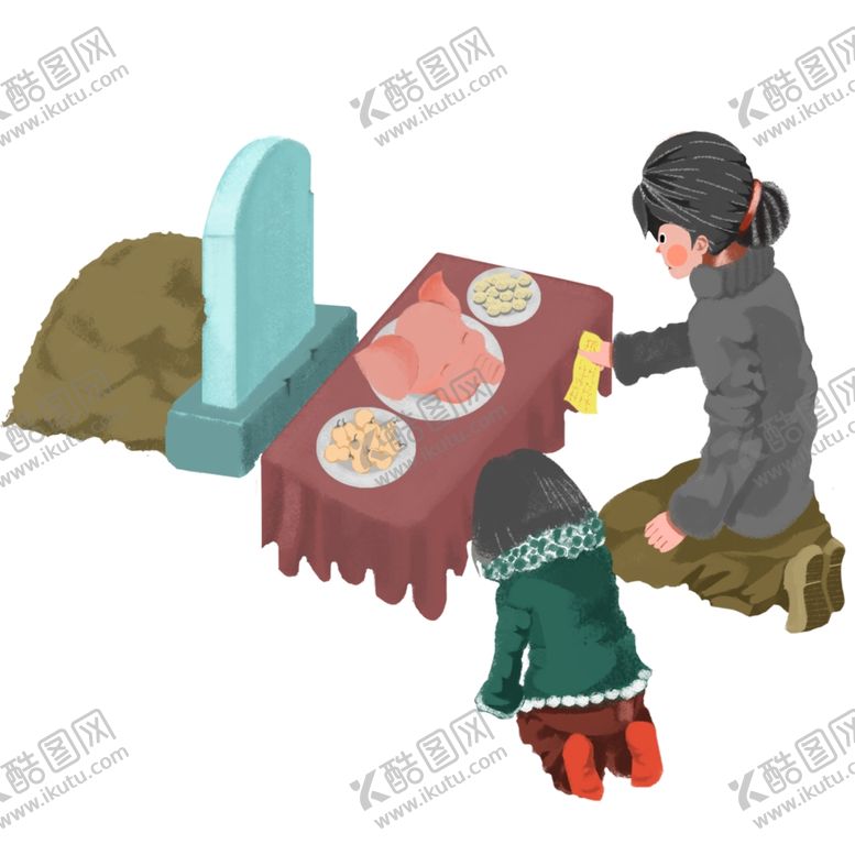 寒衣节海报祭拜24气千里送祭祖