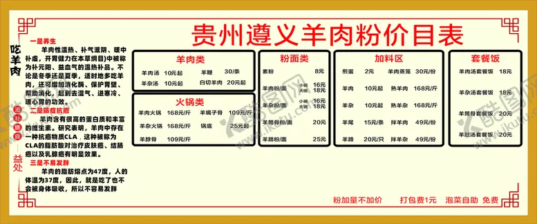 编号：89695910221457309933【酷图网】源文件下载-遵义羊肉粉