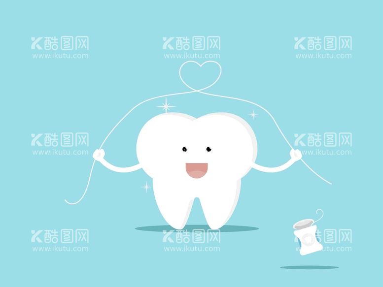 编号：71713011042000549439【酷图网】源文件下载-牙线清洁