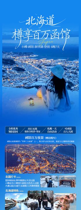 日本北海道函馆旅游