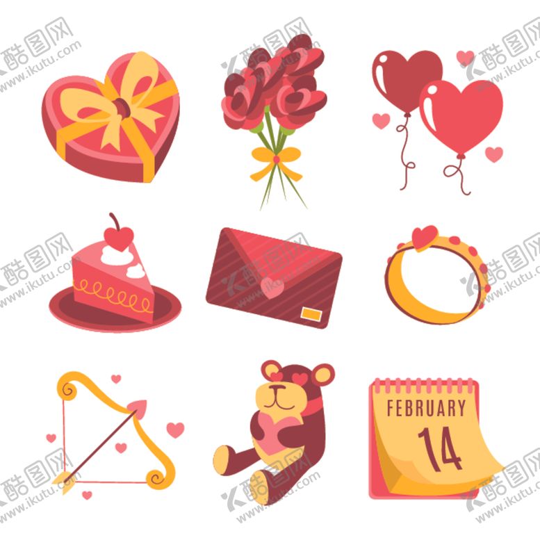 编号：94986310132205033018【酷图网】源文件下载-情人节素材