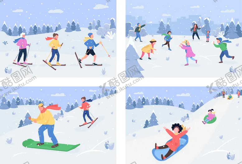 编号：82692410202340485795【酷图网】源文件下载-玩雪