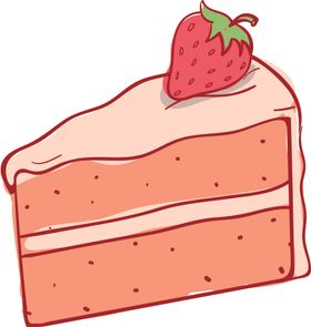 奶油巧克力点心插画
