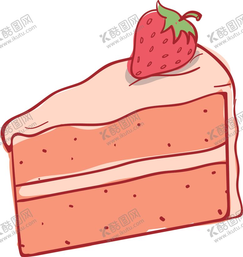 编号：38142610210250194895【酷图网】源文件下载-奶油巧克力点心插画